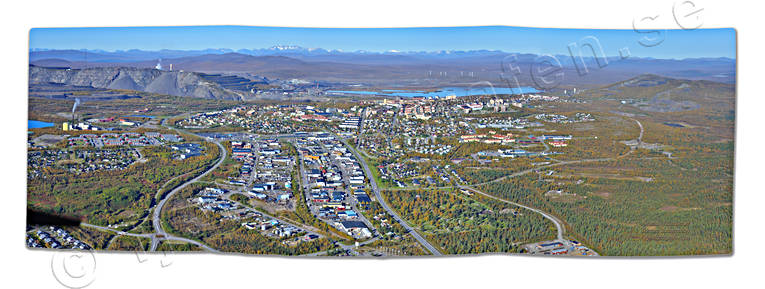 aerial photo, aerial photo, aerial photos, aerial photos, autumn, drone aerial, drönarfoto, Kiruna, landscapes, Lapland, panorama, städer