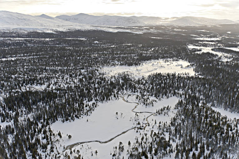 aerial photo, aerial photo, aerial photos, aerial photos, creek, drone aerial, drnarfoto, Grnvallen, Jamtland, Kllbcken, landscapes, winter