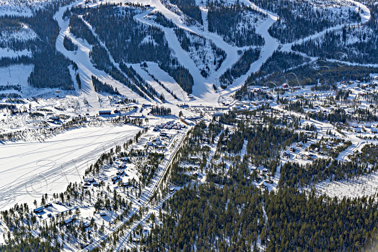 aerial photo, aerial photo, aerial photos, aerial photos, drone aerial, drönarfoto, installations, Jamtland, Klovsjo, ski resort, ski resort, ski slopes, winter