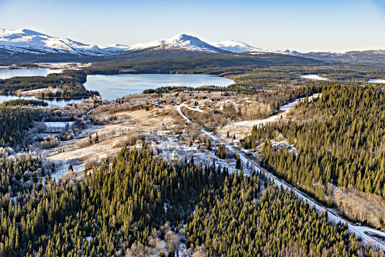 aerial photo, aerial photo, aerial photos, aerial photos, drone aerial, drönarbild, drönarfoto, Jamtland, Kolasen, landscapes, Nordfjärden, Skackerfjallen, villages