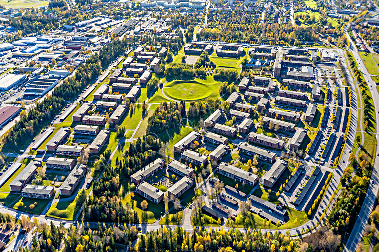 aerial photo, aerial photo, aerial photos, aerial photos, autumn, drone aerial, drnarfoto, Jamtland, Krfltet, Ostersund, residential area, stder