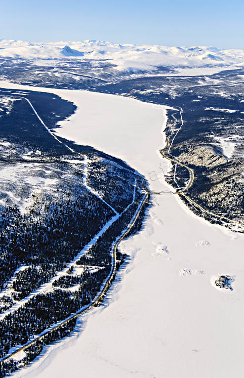 fflygfoto, Granudden, Galtoe, Kult lake, landscapes, Lapland, Stor-Nassj, Storbckdalen, Storns, winter