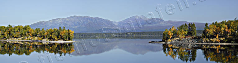 autumn, autumn colours, Kult lake, landscapes, Lapland, panorama, panorama pictures, Ropentjakke, Saxnas