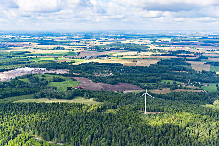 aerial photo, aerial photo, aerial photos, aerial photos, drone aerial, drönarfoto, kulturlandskap, Laggarebolet, landscapes, odlingslandskap, summer, Västergötland, wind power plants