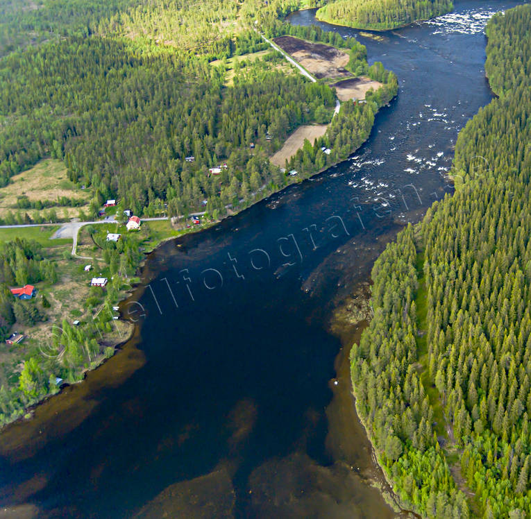 aerial photo, aerial photo, aerial photos, aerial photos, angling, drone aerial, drnarfoto, fishing spots, Indal river, Jamtland, Kvisslestrmmen, Kvitsle, summer