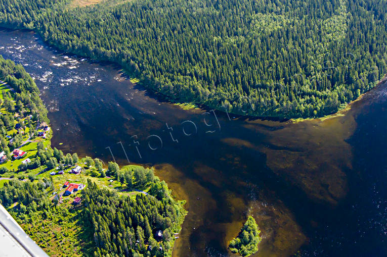 aerial photo, aerial photo, aerial photos, aerial photos, angling, drone aerial, drnarfoto, fishing spots, Indal river, Jamtland, Kvisslestrmmen, Kvitsle, summer