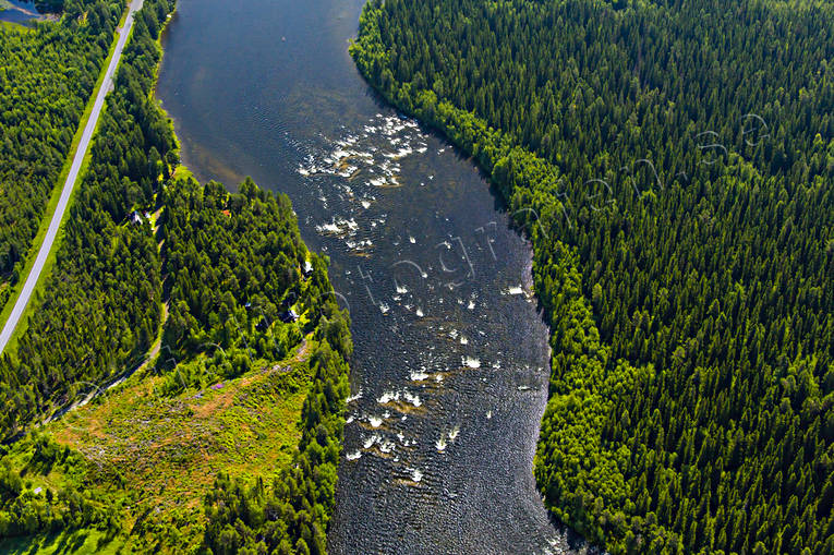 aerial photo, aerial photo, aerial photos, aerial photos, angling, drone aerial, drnarfoto, fishing spots, Indal river, Jamtland, Kvisslestrmmen, Kvitsle, summer