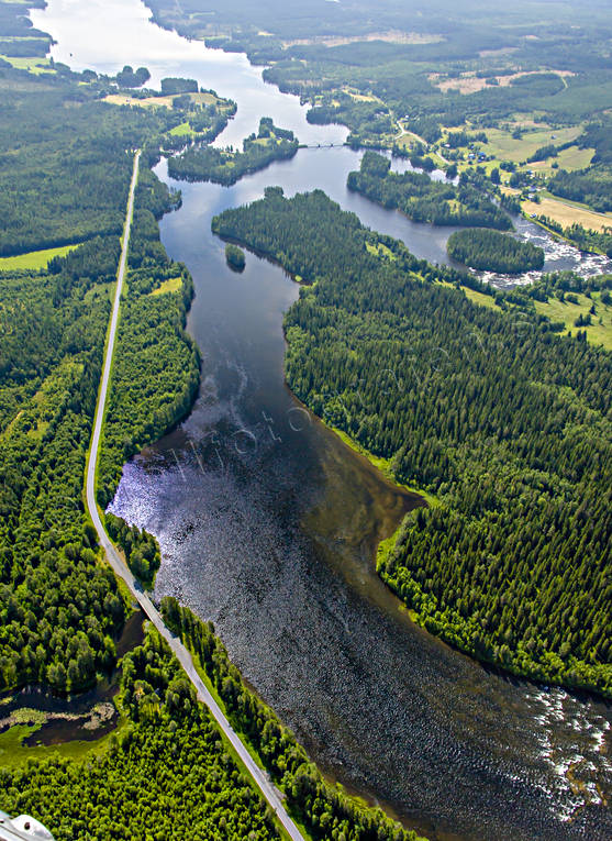 aerial photo, aerial photo, aerial photos, aerial photos, angling, drone aerial, drnarfoto, fishing spots, Indal river, Jamtland, Kvisslestrmmen, Kvitsle, summer