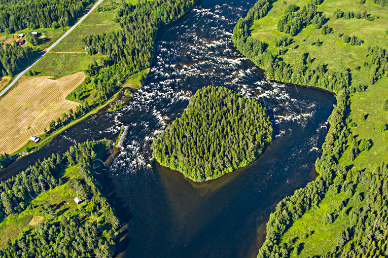 aerial photo, aerial photo, aerial photos, aerial photos, angling, drone aerial, drönarfoto, fishing spots, Indal river, Jamtland, Kvissleströmmen, Kvitsle, summer