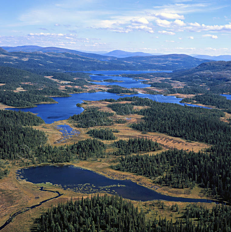 aerial photo, aerial photo, aerial photos, aerial photos, autumn, drone aerial, drönarfoto, Kol lake, lake system, landscapes, Lapland