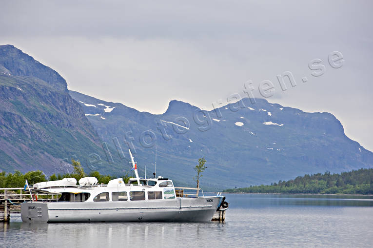 boat, Great Lakes waterfalls, landscapes, Langas, Lapland, national park, national parks, saltoluokta, summer, turbåt, turistbåt