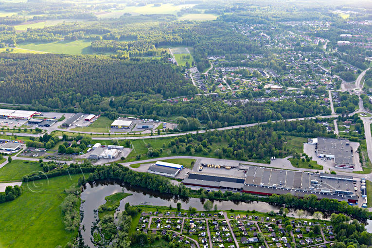 aerial photo, aerial photo, aerial photos, aerial photos, drone aerial, drönarfoto, Leksberg, Mariestad, städer, summer, Västergötland