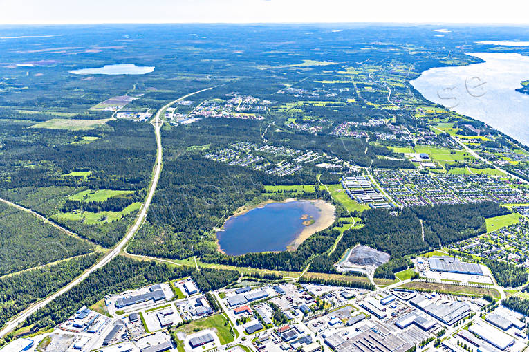 aerial photo, aerial photo, aerial photos, aerial photos, drone aerial, drönarfoto, Jamtland, Lillsjön, Lillänge, Odensala, Ostersund, städer, summer