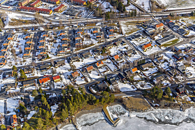 aerial photo, aerial photo, aerial photos, aerial photos, drone aerial, drnarfoto, Jamtland, Lugnvik, Ostersund, stder, winter