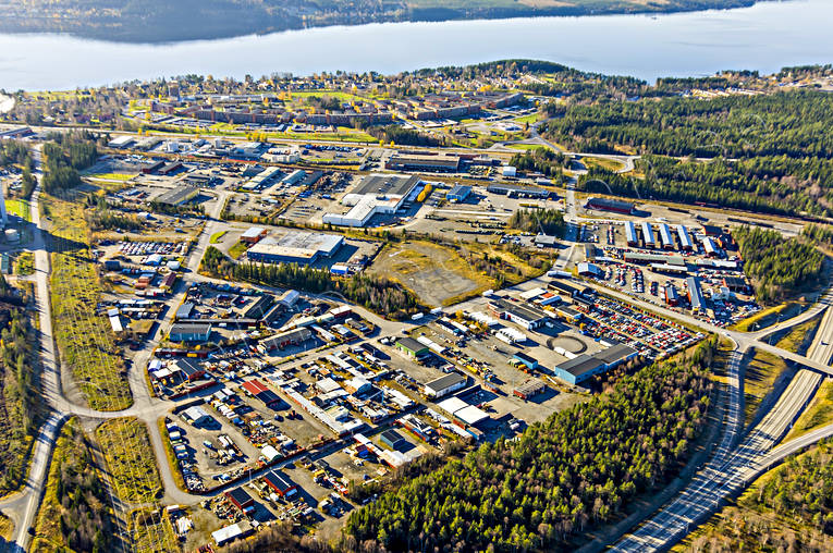 aerial photo, aerial photo, aerial photos, aerial photos, autumn, drone aerial, drönarfoto, Jamtland, Lugnvik, Ostersund, städer