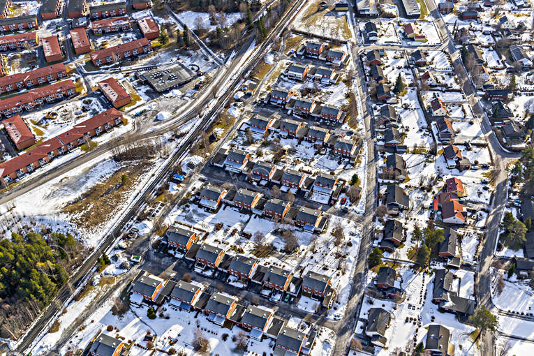 aerial photo, aerial photo, aerial photos, aerial photos, drone aerial, drnarfoto, Jamtland, Lugnvik, Ostersund, stder, winter