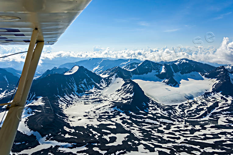 aerial photo, aerial photo, aerial photos, aerial photos, drone aerial, drnarfoto, landscapes, Lapland, Lullihatjkk, Palkat-jekna, Sarek, summer