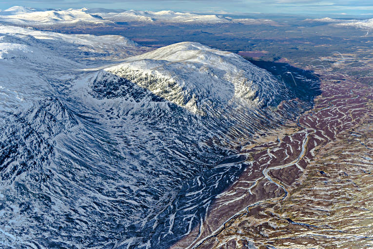 aerial photo, aerial photo, aerial photos, aerial photos, drone aerial, drnarfoto, Jamtland, landscapes, Lundrren, Lundrrspasset, mountain valley, Trondfjllen, winter