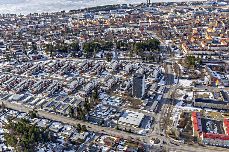 aerial photo, aerial photo, aerial photos, aerial photos, drone aerial, drnarfoto, Jamtland, Marielund, Ostersund, stder, winter