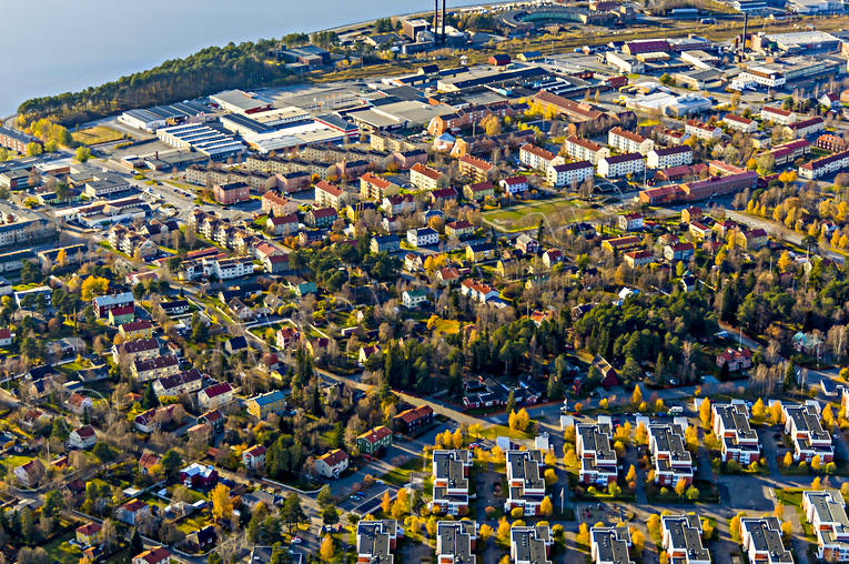 aerial photo, aerial photo, aerial photos, aerial photos, autumn, drone aerial, drönarfoto, Jamtland, Marielund, Ostersund, städer