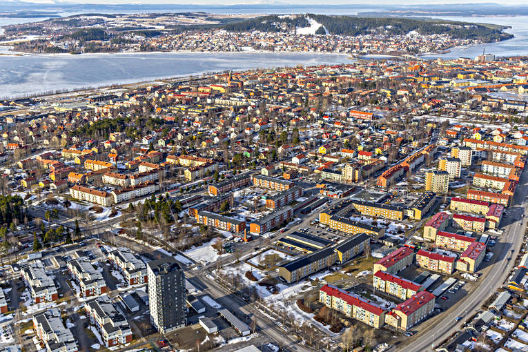 aerial photo, aerial photo, aerial photos, aerial photos, drone aerial, drnarfoto, Jamtland, Marielund, Ostersund, stder, winter