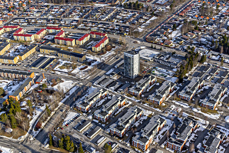 aerial photo, aerial photo, aerial photos, aerial photos, drone aerial, drnarfoto, Jamtland, Marielund, Ostersund, stder, winter