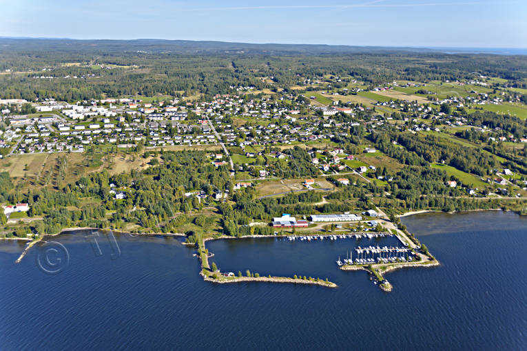 aerial photo, aerial photo, aerial photos, aerial photos, drone aerial, drönarfoto, landscapes, Medelpad, port, samhällen, small-boat harbour, summer, Söråker