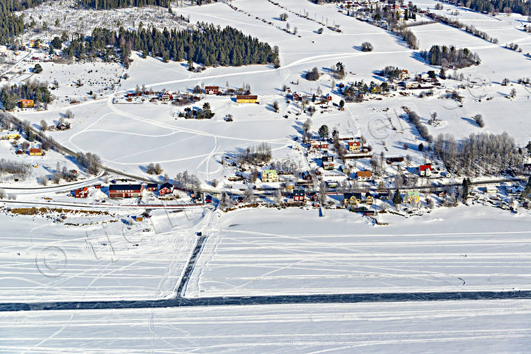 aerial photo, aerial photo, aerial photos, aerial photos, drone aerial, drönarfoto, Froson, ice track, Jamtland, Mickelsgård, Ostersund, samhällen, Stensgård, tail-wind, winter