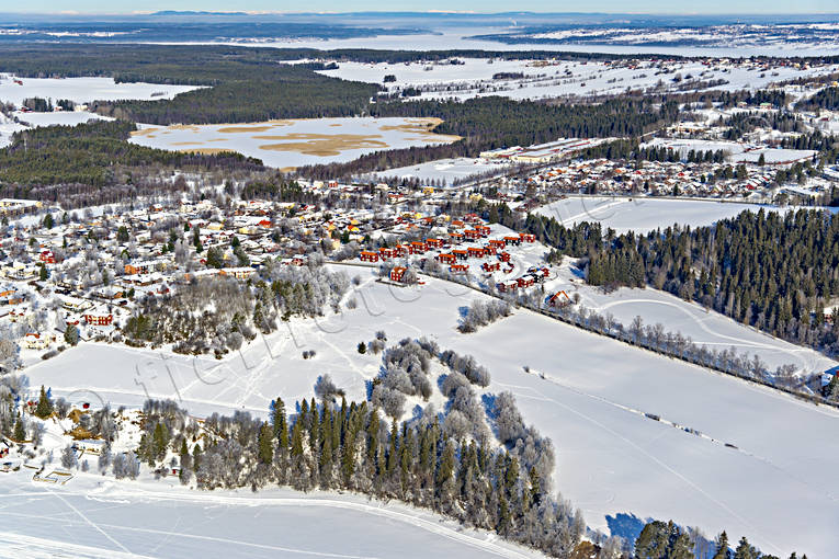 aerial photo, aerial photo, aerial photos, aerial photos, And lake, drone aerial, drönarfoto, Froson, habitation, Jamtland, mjälle, Mjälle kulle, Ostersund, samhällen, städer, winter