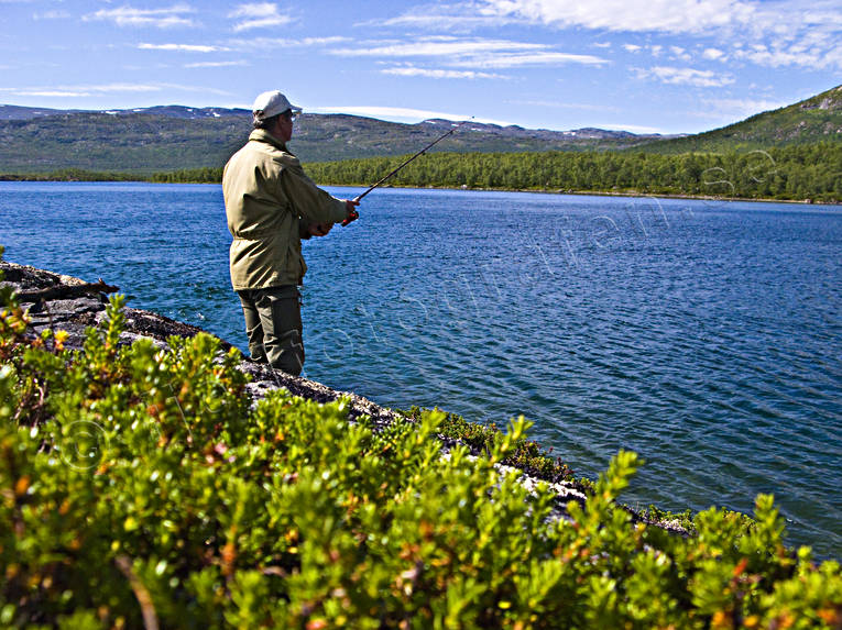 angling, fishing, mountain fishing, reel fishing