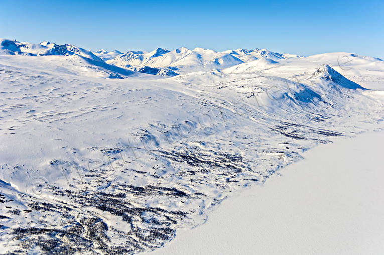 aerial photo, aerial photo, aerial photos, aerial photos, drone aerial, drnarfoto, landscapes, Lapland, Pietsaure, Sarek, Slugga, winter