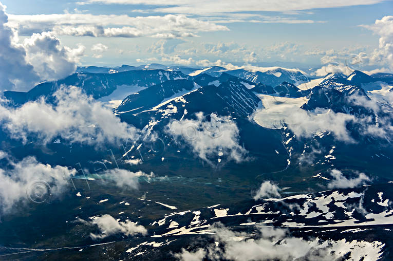 aerial photo, aerial photo, aerial photos, aerial photos, drone aerial, drnarfoto, landscapes, Lapland, Sarek, summer, par