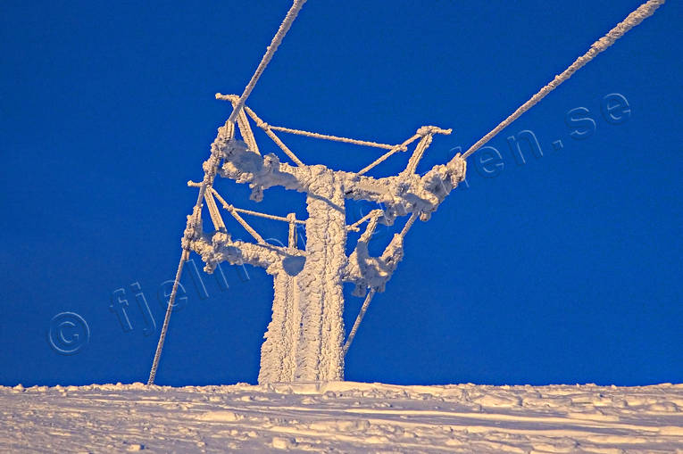 Areskutan, glaciation    icing, liftstolpe, mountain, nedisad, seasons, Tusenmetersliften, winter, ventyr