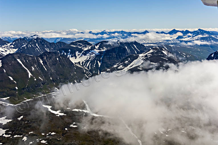 aerial photo, aerial photo, aerial photos, aerial photos, cloud, drone aerial, drnarfoto, landscapes, Lapland, national park, Njatjosvagge, Sarek, summer