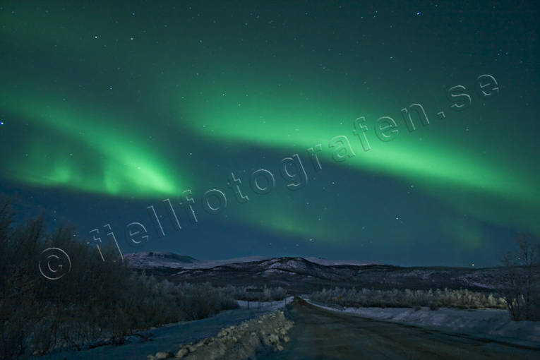 atmosphere, Lapland, mid-winter, nature, northern lights, polar night, sky