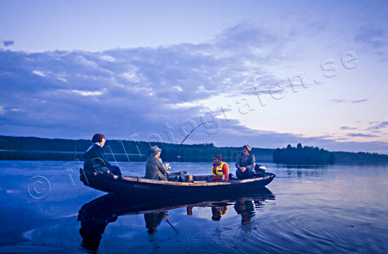 angling, blue, blue, boat fishing, evening fishing, fishing, Indal river, reel, sjövett, spin fishing