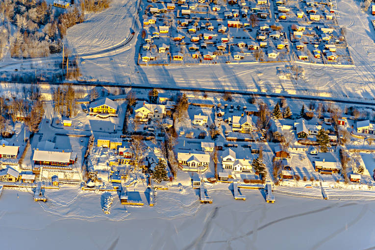 aerial photo, aerial photo, aerial photos, aerial photos, drone aerial, drönarfoto, Jamtland, landscapes, Odensala, Ostersund, städer, winter