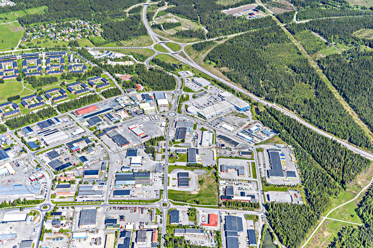 aerial photo, aerial photo, aerial photos, aerial photos, drone aerial, drnarfoto, Jamtland, kpcentrum, Lillnge, Odenskog, Ostersund, stder, summer