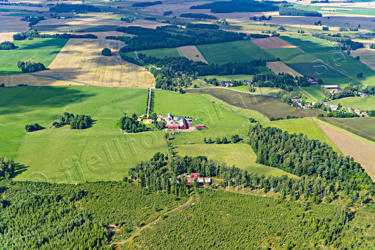 aerial photo, aerial photo, aerial photos, aerial photos, drone aerial, drönarfoto, landscapes, odlingslandskap, Spännefalla, summer, Västergötland