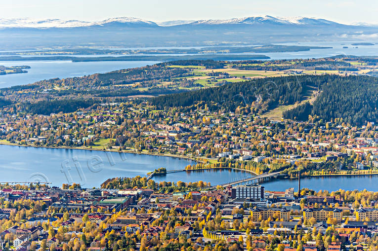 aerial photo, aerial photo, aerial photos, aerial photos, autumn, Drommen, drone aerial, drnarfoto, froso bridge, Froson, Jamtland, Ostersund, Oviksfjallen, stder