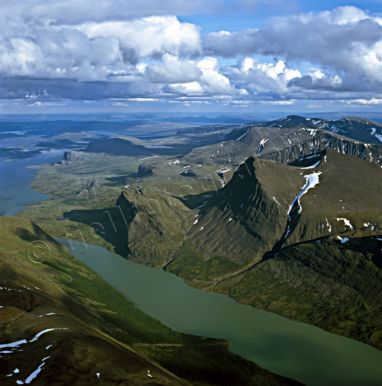 aerial photo, aerial photo, aerial photos, aerial photos, Bajip Gaidumjavri, drone aerial, drnarfoto, Kaitum Valley, Kaska Kaitumjaure, landscapes, Lapland, Padje Kaitumjaure, summer, Suorrekaise