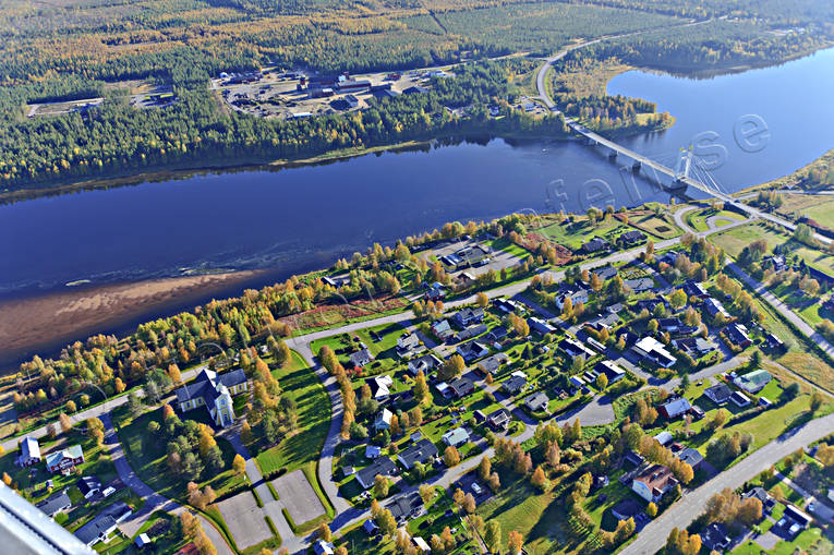 aerial photo, aerial photo, aerial photos, aerial photos, autumn, drone aerial, drönarfoto, North Bothnia, Pajala, samhällen
