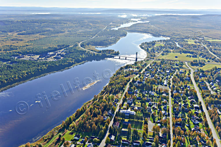 aerial photo, aerial photo, aerial photos, aerial photos, autumn, drone aerial, drönarfoto, landscapes, North Bothnia, Pajala, samhällen
