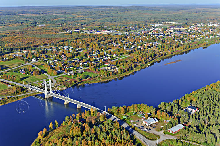 aerial photo, aerial photo, aerial photos, aerial photos, autumn, drone aerial, drnarfoto, North Bothnia, Pajala, samhllen