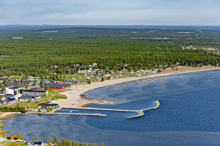 aerial photo, aerial photo, aerial photos, aerial photos, autumn, bathing, buildings, drone aerial, drnarfoto, hotell, installations, konferenshotell, kurort, landscapes, North Bothnia, Pite havsbad, Pitea, Pite havsbad, playa, samhllen, sandy, sea bathe