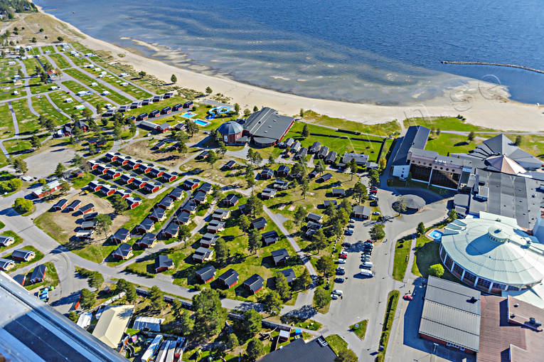 aerial photo, aerial photo, aerial photos, aerial photos, autumn, bathing, buildings, drone aerial, drnarfoto, hotell, installations, konferenshotell, kurort, landscapes, North Bothnia, Pite havsbad, Pitea, Pite havsbad, playa, samhllen, sandy, sea bathe