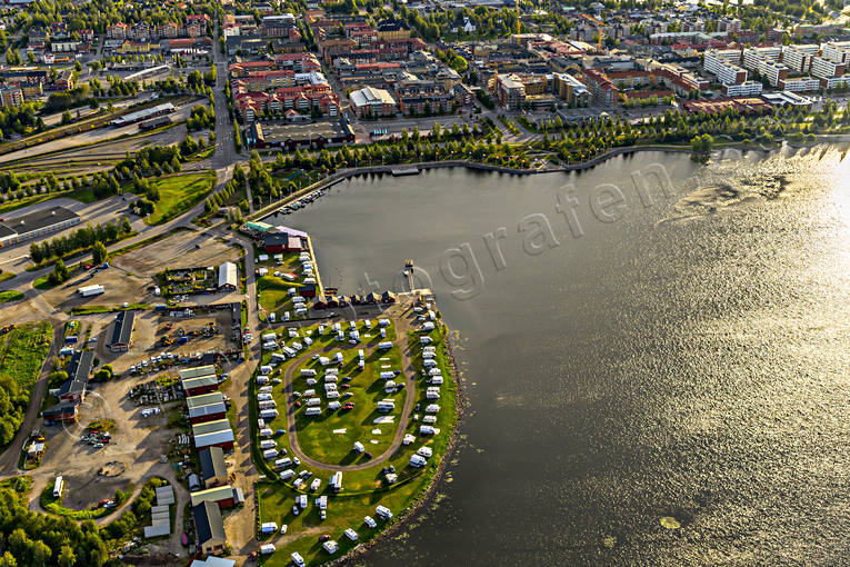 aerial photo, aerial photo, aerial photos, aerial photos, camping, camping site, drone aerial, drnarfoto, husbilar, husvagnar, landscapes, North Bothnia, Pitea, samhllen, summer