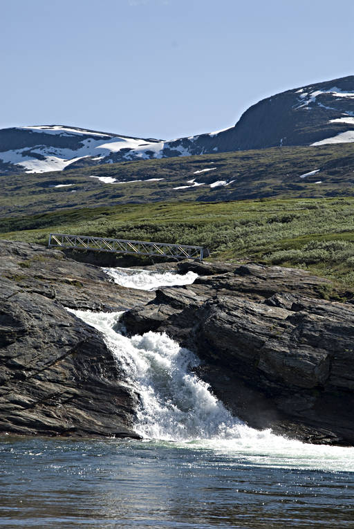 fall, landscapes, Lapland, national park, Padjelanta, summer, water fall