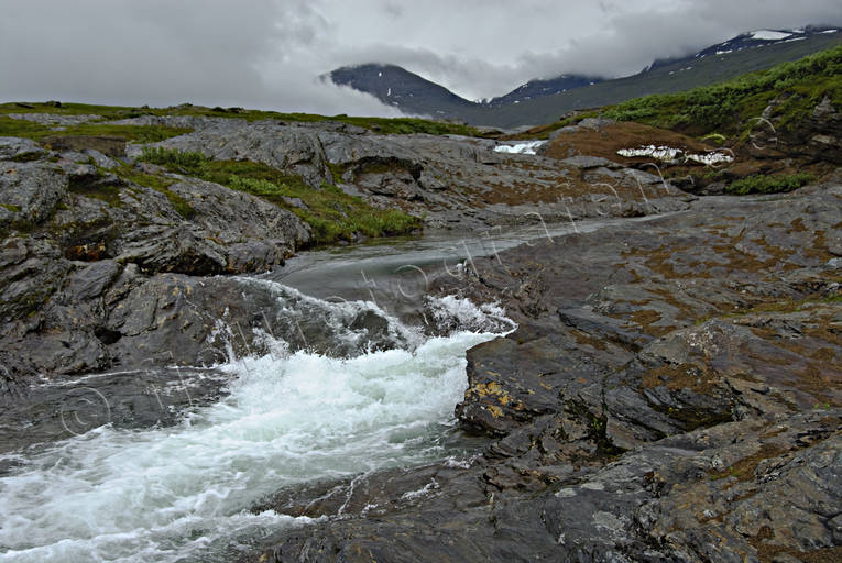 fall, fjllfors, landscapes, Lapland, national park, Padjelanta, Pllaurjkk, stream, summer, water fall