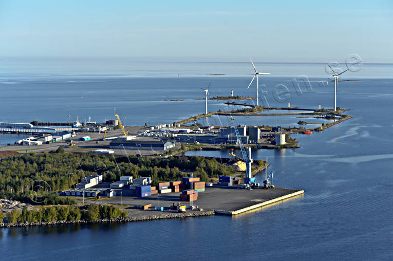 aerial photo, aerial photo, aerial photos, aerial photos, drone aerial, drnarfoto, Hillskr, Holmsund, installations, landscapes, port, samhllen, summer, West Bothnia